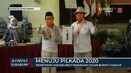 Penetapan Nomor Urut Pasangan Calon Bupati Cianjur