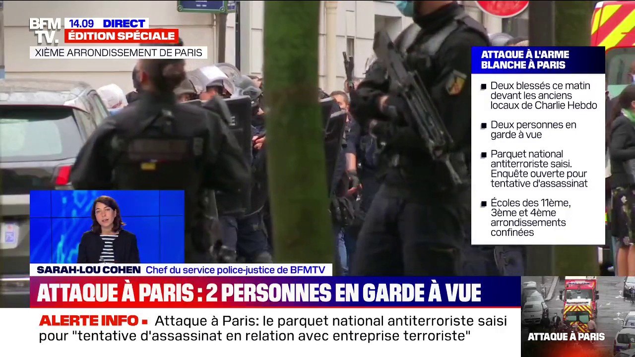 Un témoin raconte l'attaque près de l'ancien siège de Charlie Hebdo: "Je me suis dit: ça doit être une bagarre"