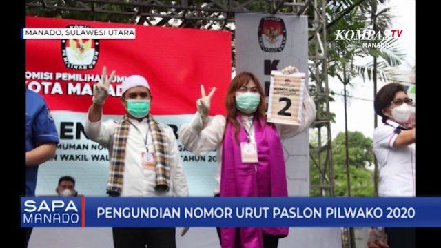 Pengundian Nomor Urut Paslon Pilwako 2020
