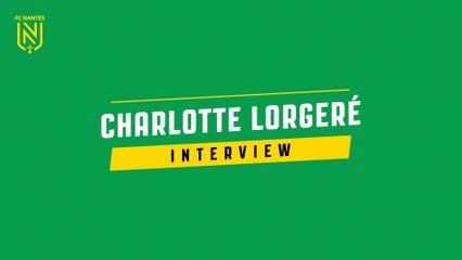 Charlotte Lorgeré "Je suis très heureuse de faire partie de cette équipe"