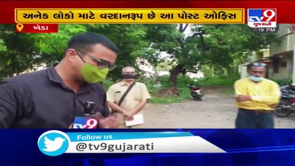 Locals stage protest against decision of closing Railway Mail Service office, Kheda