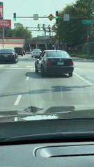 Car Drives Along With Serious Alignment Issue