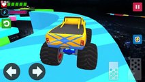 Car Racing Rebel Monster Truck Car Games - Impossible Mega Ramp Stunt Racing - Android GamePlay #3