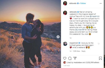 Demi Lovato thinks Max Ehrich proposed for 'attention'