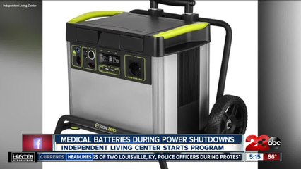 Independent Living Center provides batteries for medically vulnerable during power shutoffs