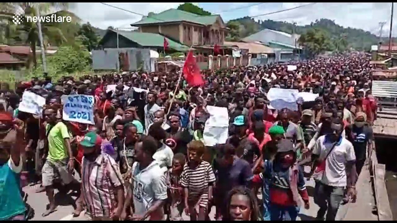 Thousands of indigenous Papuans demand independence referendum despite COVID crisis in Indonesia
