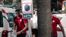 شاهد الأجواء بين لاعبي الوداد قبل التوجه لمركب محمد الخامس بالبيضاء