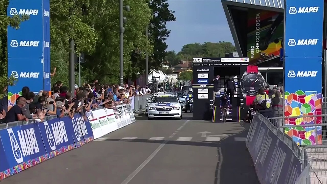 Filippo Ganna stuns Wout van Aert and Geraint Thomas with remarkable world Time Trial victory