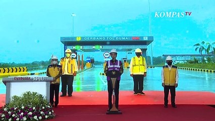 Tol Pekanbaru - Dumai Selesai, Ini Harapan Jokowi