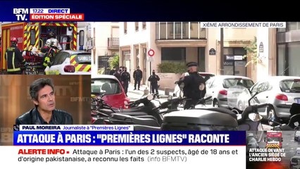 Attaque à Paris: Paul Moreira a demandé à Jean Castex et Gérald Darmanin une "protection de cet immeuble, devenu un symbole du journalisme"