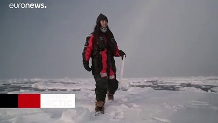 Kuzey Kutbu'nda 18 yaşındaki aktivistten 'iklim için gençlik protestosu'