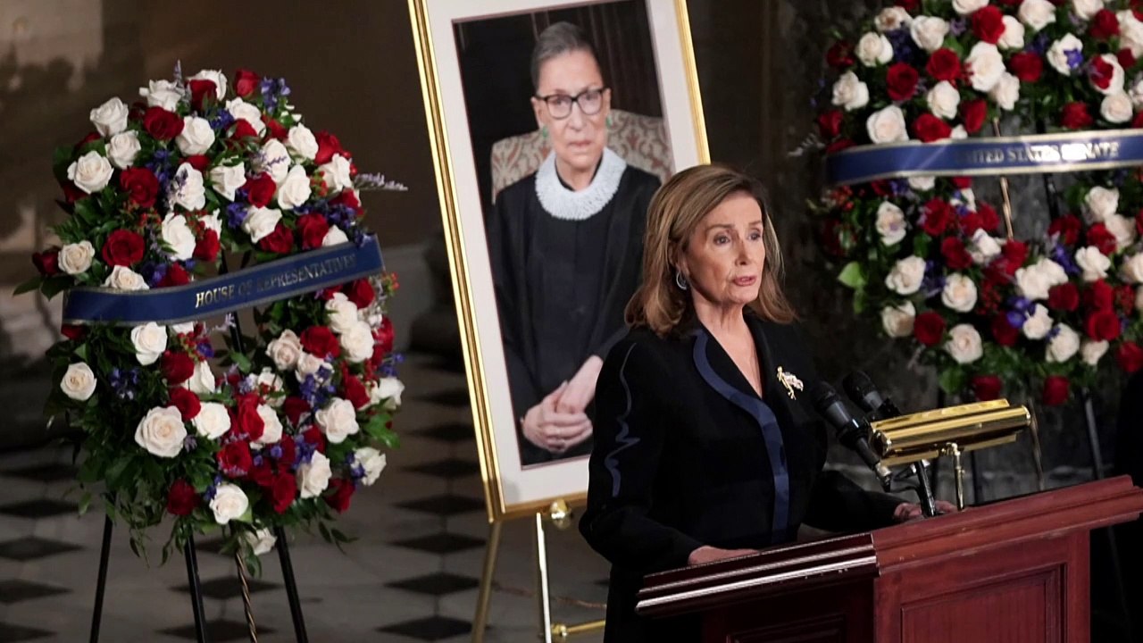 Verstorbene US-Verfassungsrichterin Ginsburg im Kapitol aufgebahrt