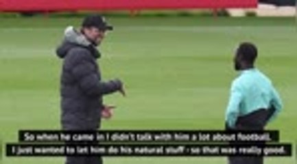 Keita's progress at Liverpool pleases Klopp