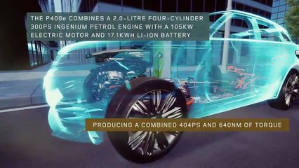 Range Rover Velar P400e-Animation