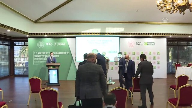 Bakan Ersoy, “Kültür ve Turizm Bakanlığı ile Yeşilay İş Birliği Protokolü İmza Töreni”ne katıldı - İSTANBUL