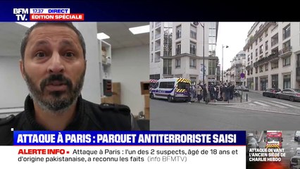 Attaque à Paris: ce témoin raconte avoir "vu une machette pleine de sang au pied du métro"