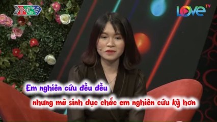 Cô gái nghiên cứu BỘ PHẬN SINH DỤC quá kĩ khiến Quyền Linh hoảng loạn 