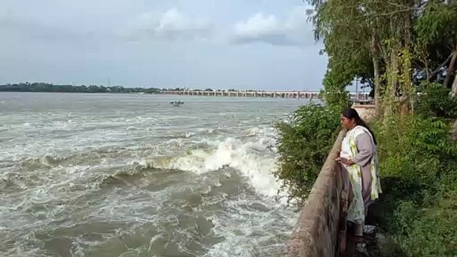 After long time Penna River heavy water flow In Nellore