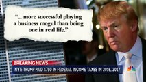 Growing Fallout After Bombshell New York Times Report On Trump’s Taxes - NBC Nightly News