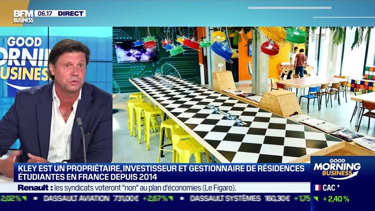La  pépite : Kley s'adresse aux étudiants avec ses résidences étudiantes et aux  jeunes actifs avec ses résidences coliving, par Lorraine Goumot - 29/09