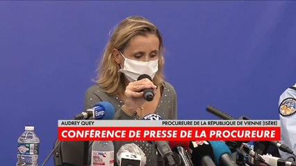 Download Video: «Le corps de Victorine Dartois, âgée tout juste de 18 ans, a été retrouvé ce jour»,  annonce Audrey Quey, procureure de la République de Vienne