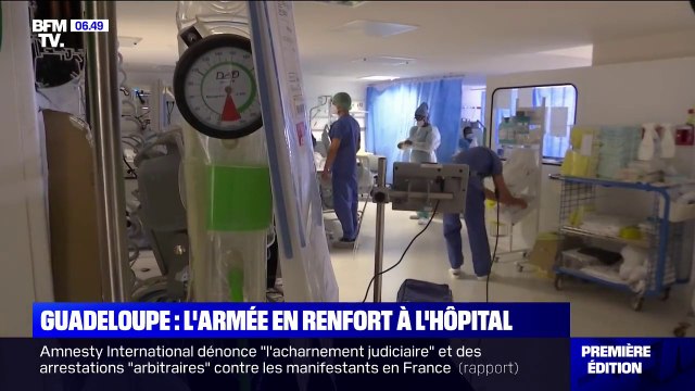 Covid-19: l'armée en renfort en Guadeloupe