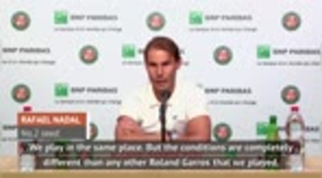 Nadal adapting to dank Roland Garros