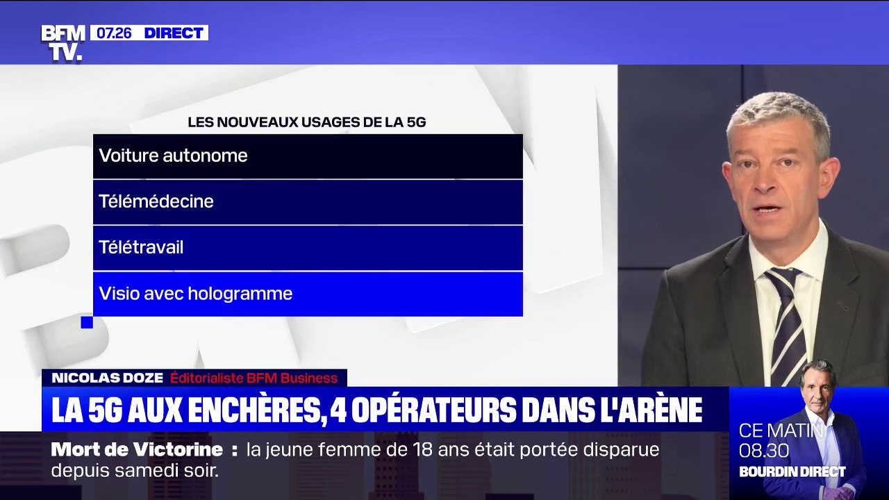 Quatre opérateurs vont se disputer aux enchères les premières fréquences 5G