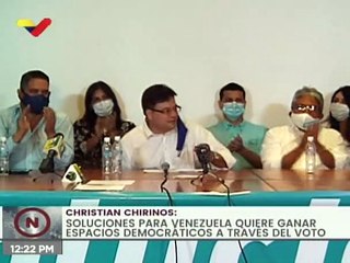 Presentación de candidatos del partido Soluciones para Venezuela  rumbo a las Parlamentarias 2020