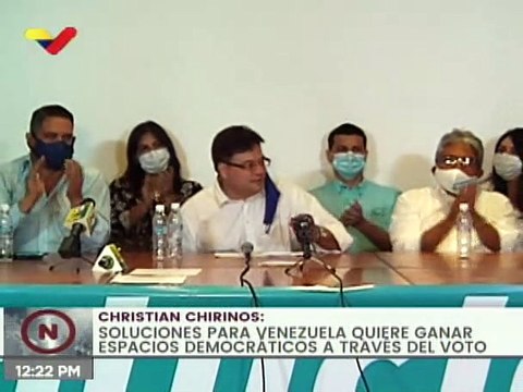 Presentación de candidatos del partido Soluciones para Venezuela rumbo a las Parlamentarias 2020