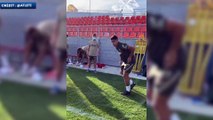 Le bizutage de Luis Suarez à l'Atlético de Madrid