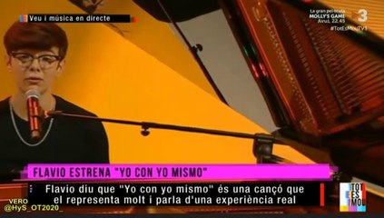 Flavio en "Tot Es Mou (tv3) 25-09-20