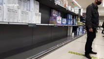 Toilet paper shelves left half-empty as panic buying returns to UK supermarkets