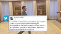 Iglesias y Garzón cuestionan la neutralidad política del rey tras su llamada a Lesmes