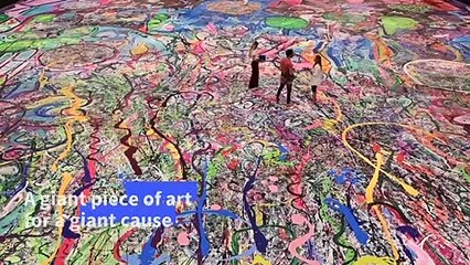 UK artist aims to unite with 'humanity-inspired' work