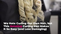 I Hate Curling My Own Hair, but This Rotating Curling Iron Makes It So Easy (and Less Dama