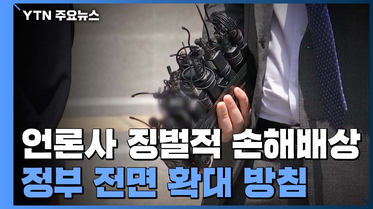 언론사 징벌적 손해배상 "도입취지는 공감 vs 비판기능 위축 우려" / YTN