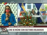 CNE se reúne con sectores religiosos rumbo a Elecciones Parlamentarias 2020 de este 6D