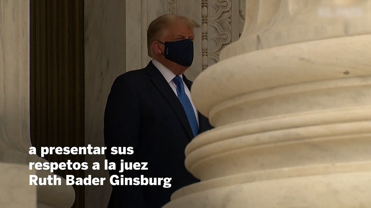 Abuchean a Donald Trump en velatorio de Ruth Bader Ginsburg