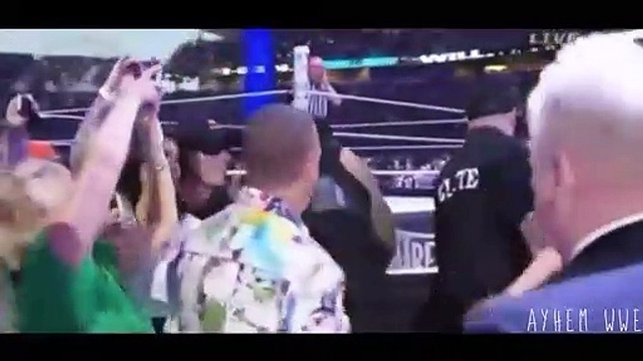 رومان رينز ضد بروك ليسنر راسلمينيا 31 علي لقب wwe world Hevwight Champion مباراة رائعه ونهاية صادمة