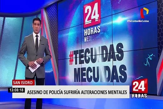 San Isidro: sujeto que mató a policía sufriría de alteraciones mentales