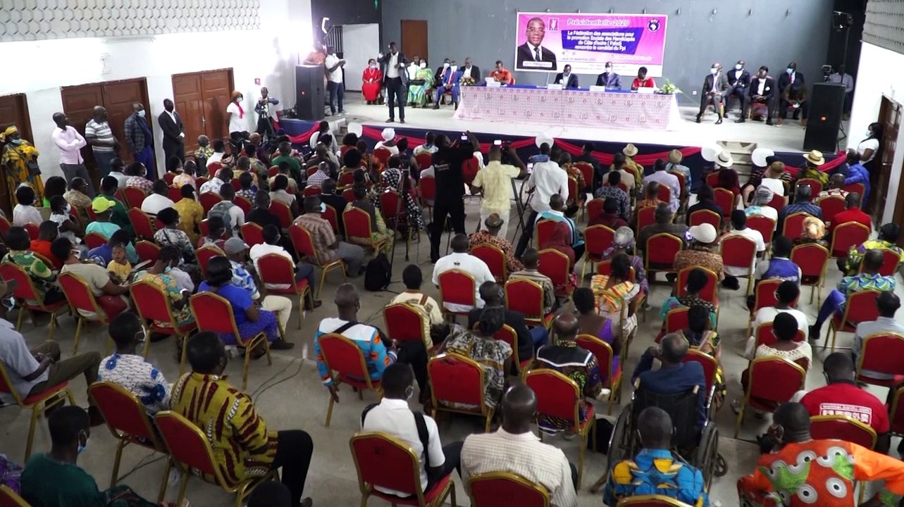 Présidentielle 2020 : Pascal Affi N'Guessan (FPI) rencontre les handicapés