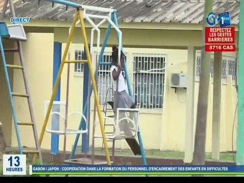 RTG / Visite de plusieurs personnalités dont l’ambassadeur du Japon au Gabon au centre pour enfant en difficultés