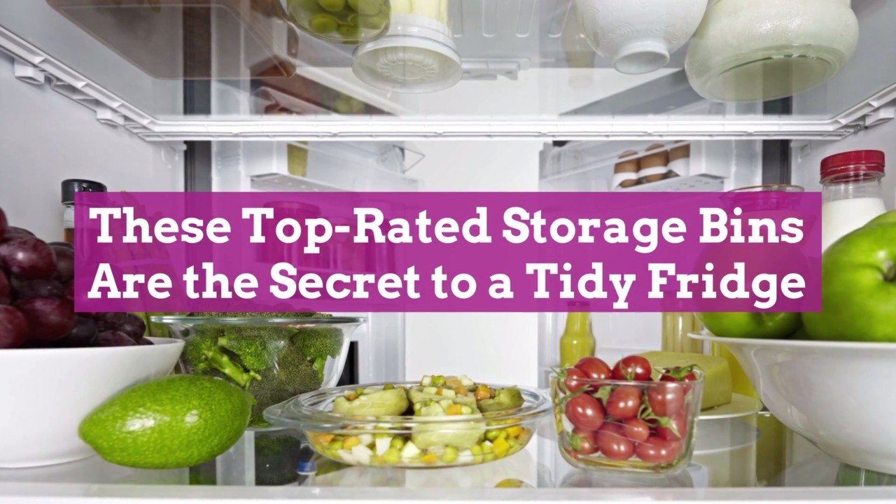 These Top-Rated Storage Bins Are the Secret to a Tidy Fridge