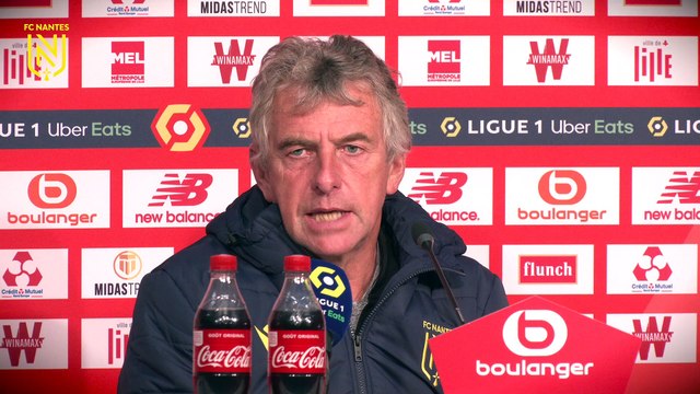 Christian Gourcuff après LOSC - FC Nantes