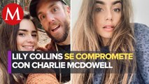 ¡Se casa! Lily Collins anuncia su compromiso con su novio Charlie McDowell