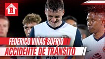 Federico Viñas tuvo un accidente de tránsito cerca de Coapa