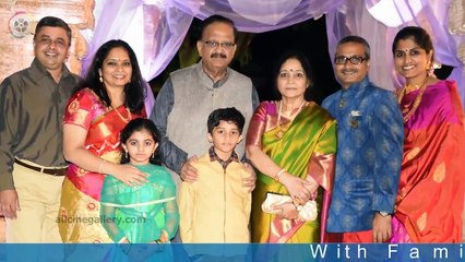 SPB-யின் குடும்பம்  SP  Balasubrahmanyam Family Photos With Wife, Daughter, Son, Parents & Sisters