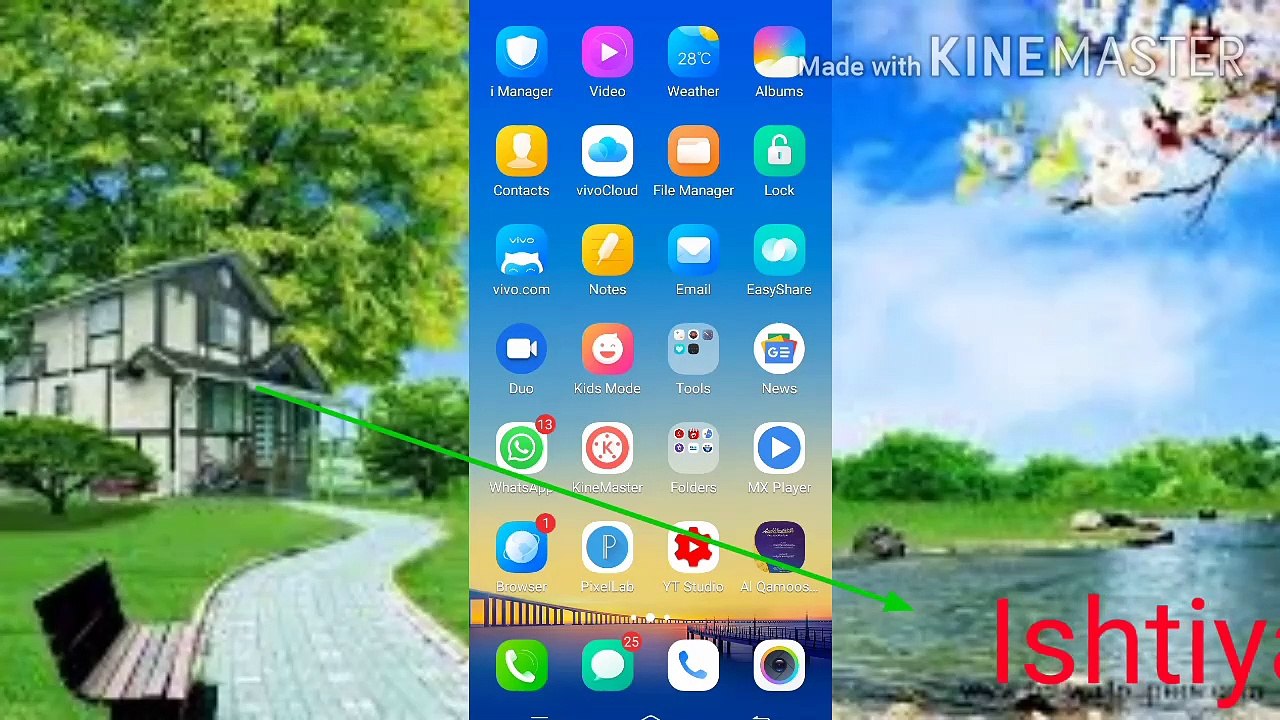 Running text kese set Karen /How to set running text in your video