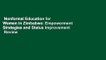 Nonformal Education for Women in Zimbabwe: Empowerment Strategies and Status Improvement  Review